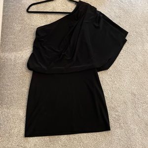 Black Jessica Simpson One Shoulder Dress. Size: Small